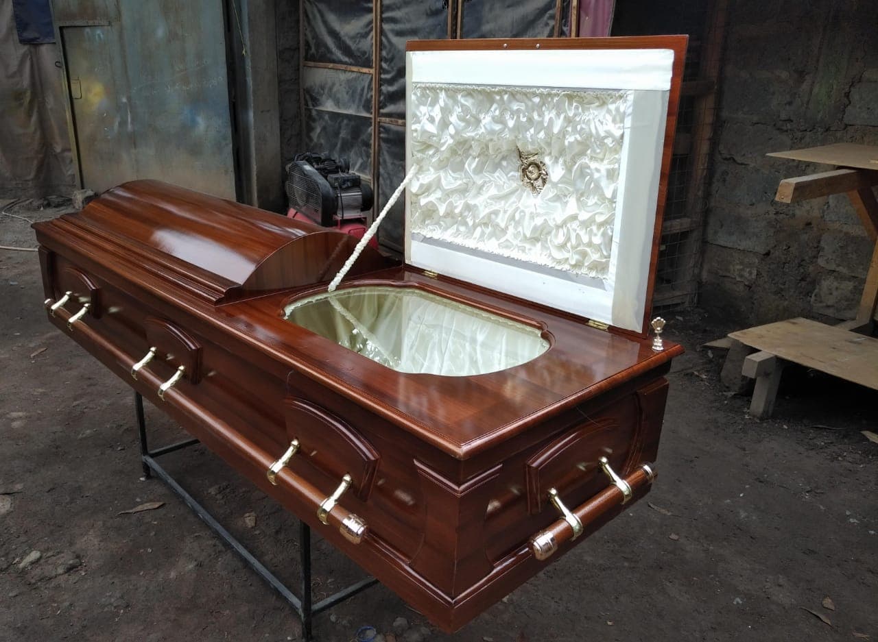 Solid Wood Coffin